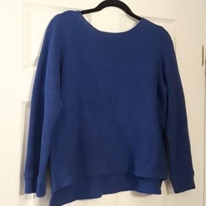 Lulu B Colorful Comfy Clothing Blue Sweater M